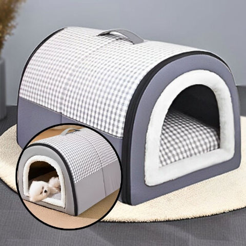 niche pour chien intérieur bleu foncé imperméable